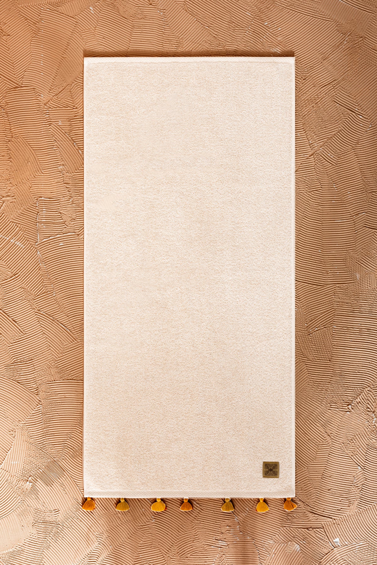 ARACHNE Hemp | Tekli | 50x90cm |50% Kenevir-50% Pamuklu Premium Püsküllü Havlu