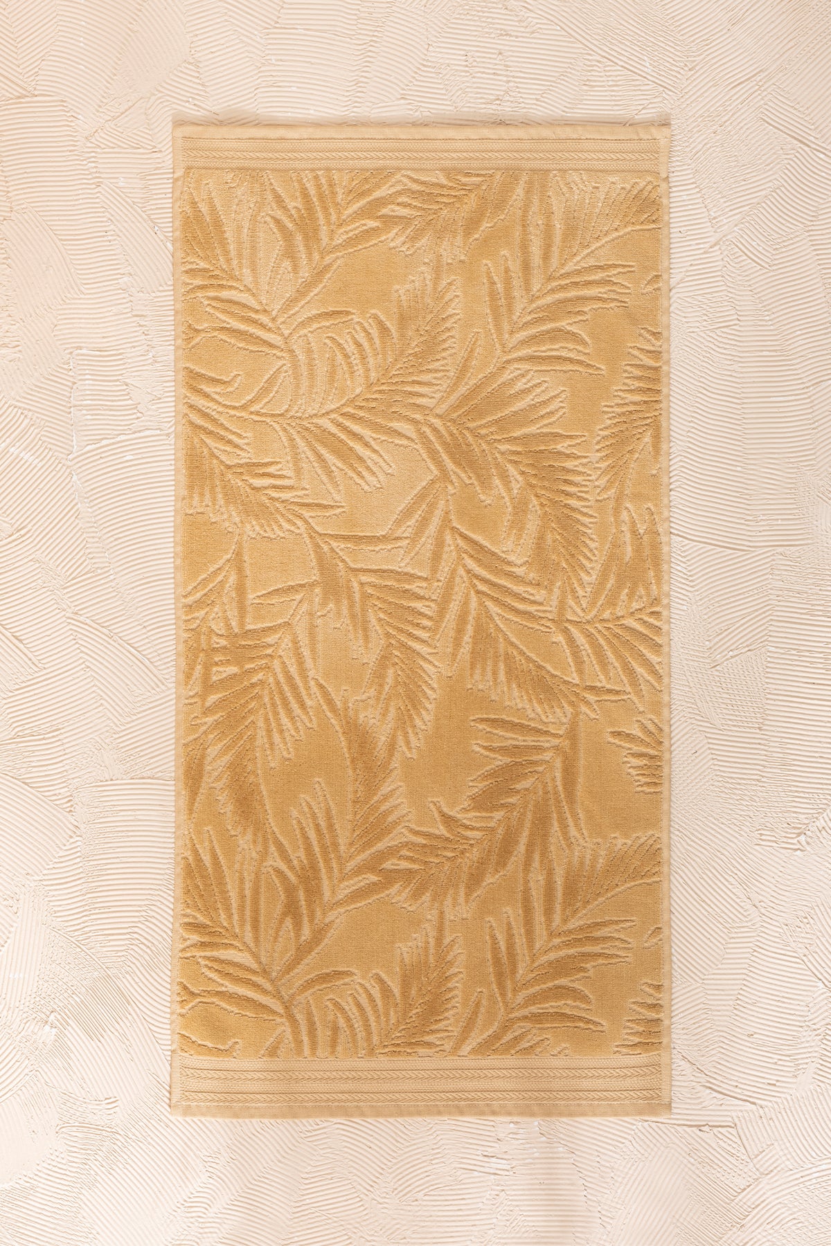 ARACHNE Palm | 3'lü | 50x90cm | 100% Pamuk | Kadife Havlu Seti | Özel Bez Çantası Hediyelidir |