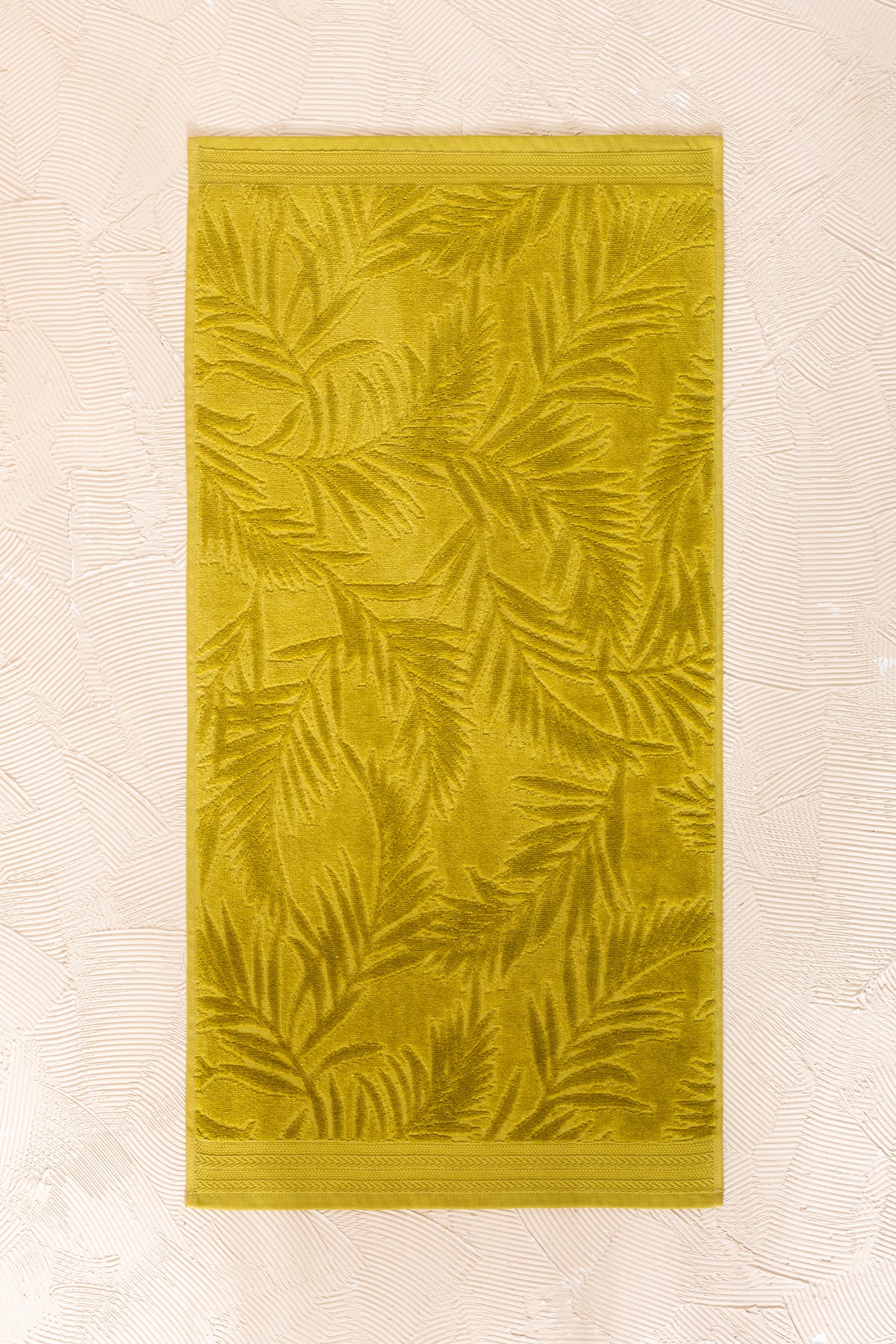 ARACHNE Palm | 3'lü | 50x90cm | 100% Pamuk | Kadife Havlu Seti | Özel Bez Çantası Hediyelidir |