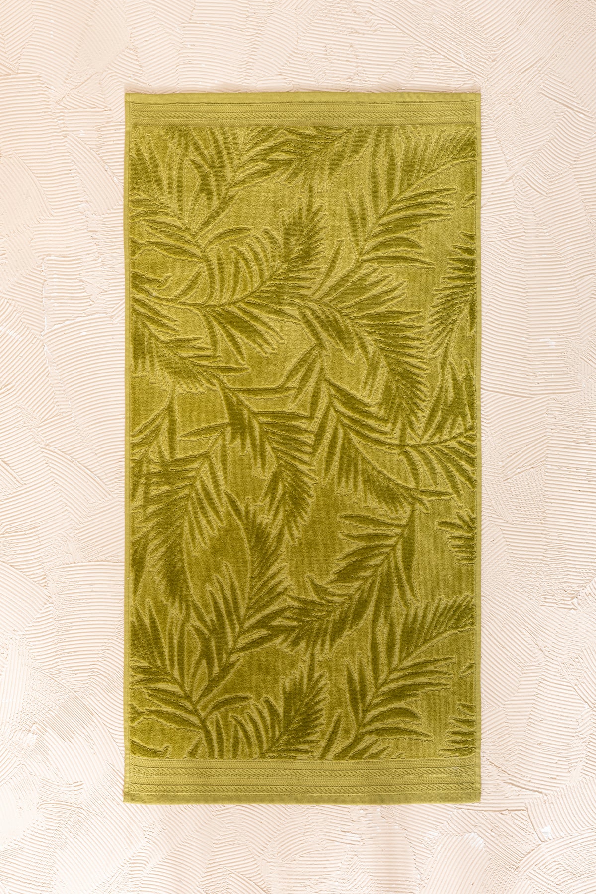 ARACHNE Palm | 3'lü | 50x90cm | 100% Pamuk | Kadife Havlu Seti | Özel Bez Çantası Hediyelidir |